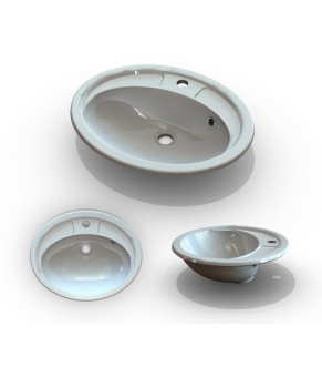 Умывальник Fancy Marble Bianca bowl 540 2105101