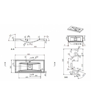 Умывальник Fancy Marble Selina 800 5208101