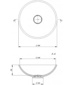 Умывальник Fancy Marble Palermo 500 4505101