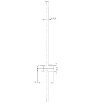 Душова штанга Roca A5B0305C00