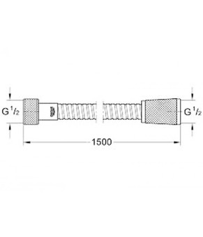 Душевой шланг Kraus UKR-01004CH