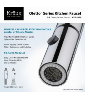 Смеситель Kraus Oletto KPF-2620CH