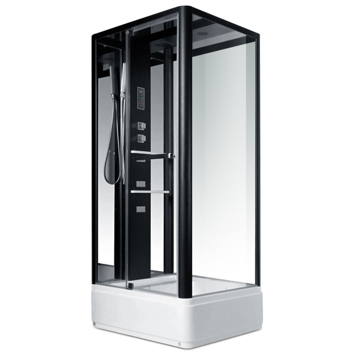 Гидромассажный бокс Miracle Black Slim (80х100х215 см) NA114-3A