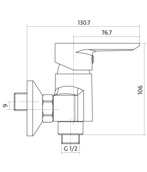 Змішувач Cersanit Vero S951-028