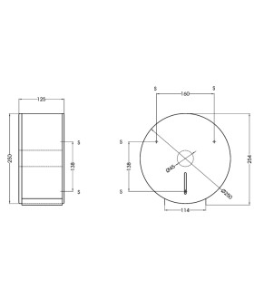 Тримач для туалетного паперу Mediclinics PR2783