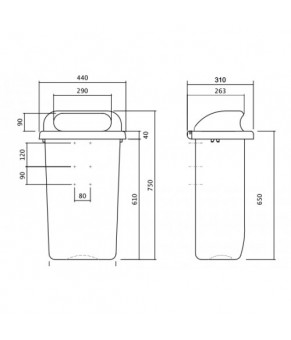 Урна уличная Jcoplastic J0050 GNGN