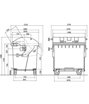 Контейнер для мусора Jcoplastic J11100 DGDG