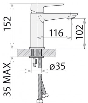 Смеситель Welle Gerda WEV16461KX