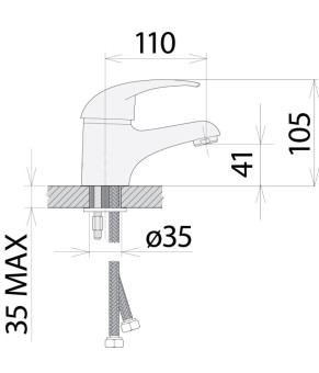 Смеситель Welle Abby UV16362D