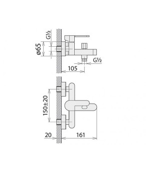 Смеситель Welle Ernest AR23218D