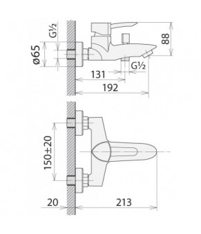 Смеситель Welle Jonas KA23160D