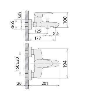 Смеситель Welle Louis HT23191D