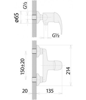 Смеситель Welle Abby UV33362D