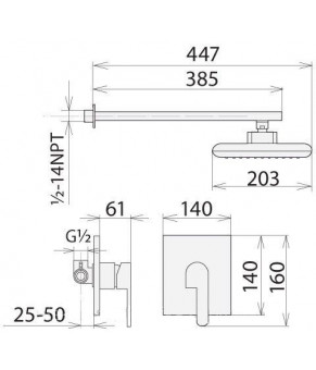 Смеситель Welle Ernest 9Q0422C-AR34218D