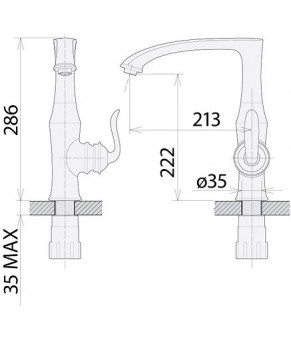 Смеситель Welle Vanessa MQ56273AS