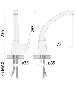 Смеситель Welle Abby UV56362D