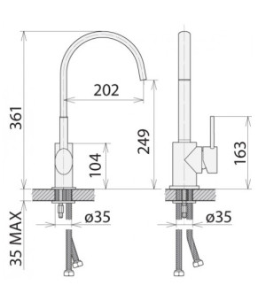 Смеситель Welle Leon FA56164D