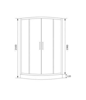 Душевая кабина Sansa (90*90 см) SH-90/15 Sharm