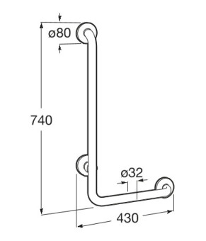 Поручень Roca A816906009