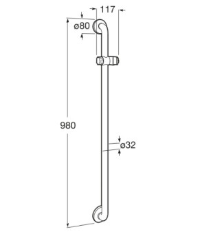 Поручень Roca A816956009