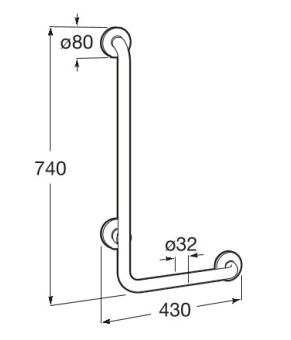 Поручень Roca A816958009