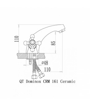 Смеситель Qtap Dominox CRM 161