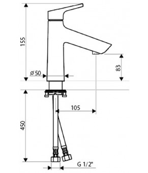 Смеситель Qtap Elegance CRM 001