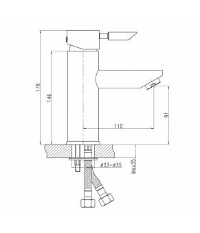 Смеситель Qtap Elit СRM 001