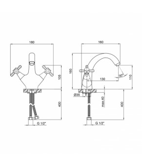 Смеситель Qtap Liberty ANT 161