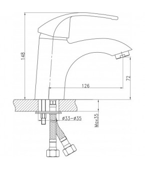 Смеситель Qtap Mars СRM 001