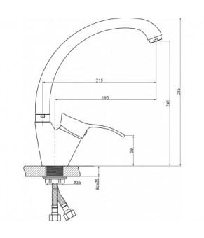 Смеситель Qtap Eris СRM 007F