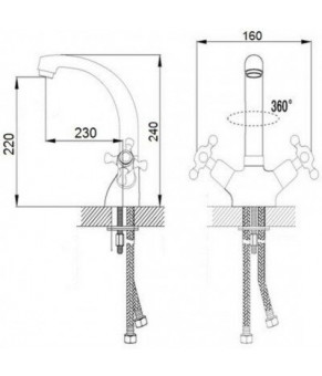 Смеситель Qtap Liberty ANT 273F
