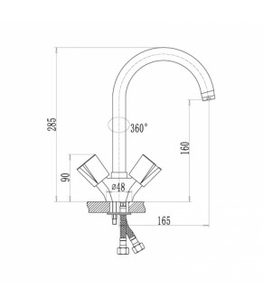 Смеситель Qtap Mix CRM 278