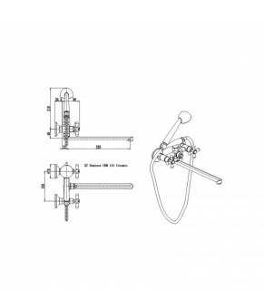 Смеситель Qtap Dominox CRM 140