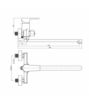 Смеситель Qtap Astra CRM 005