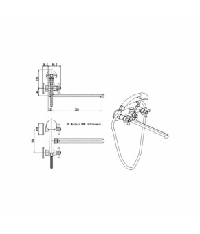 Смеситель Qtap Mayfair CRM 143K