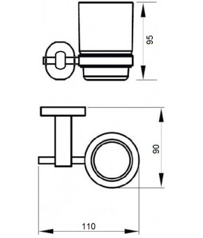 Стакан Qtap Liberty ANT 1158