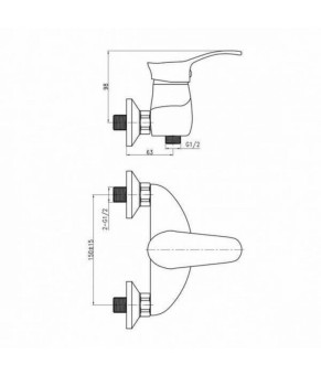 Смеситель Qtap Mars СRM 010