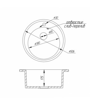 Кухонная мойка Fosto SGA-300 D510 FOSD510SGA300