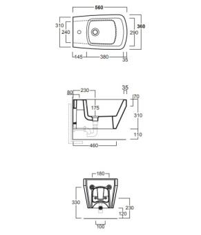Биде Simas BB19F87