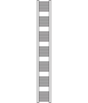 Полотенцесушитель Terma Mike 1710x230 мм WGMIK171023