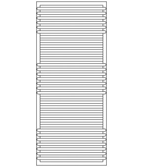 Полотенцесушитель Terma POC 2 1400x600 мм WGZUL140060