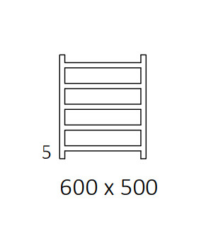 Полотенцесушитель Terma Simple 600x500 мм WGSIM060050
