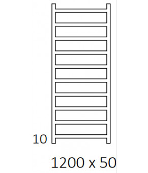 Полотенцесушитель Terma Simple 1200x500 мм WGSIM120050