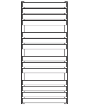 Полотенцесушитель Terma Warp T Bold 1110x500 мм WGWTB111050