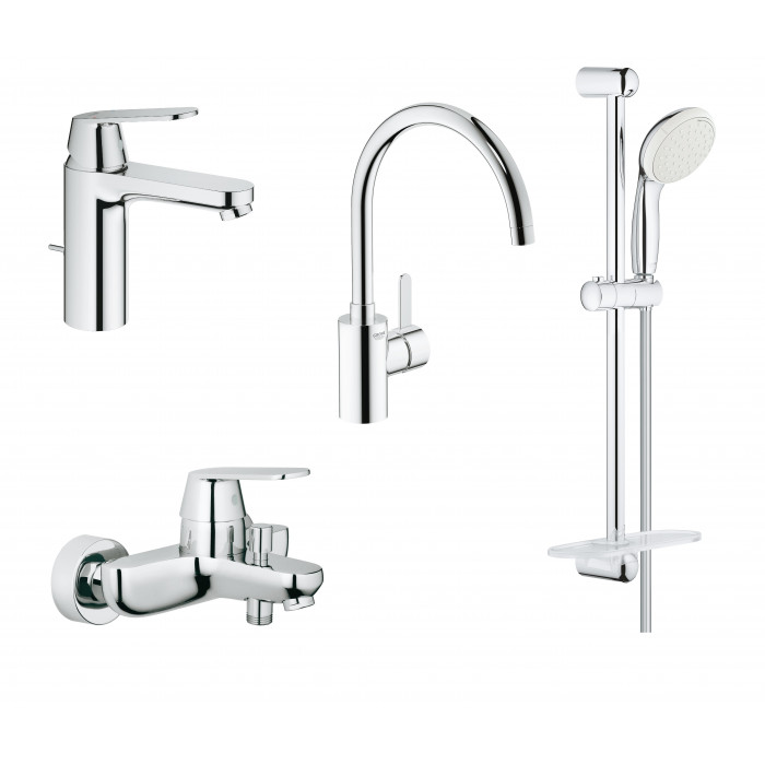 Комплект змішувачів Grohe EX Eurosmart Cosmopolitan 126115MK