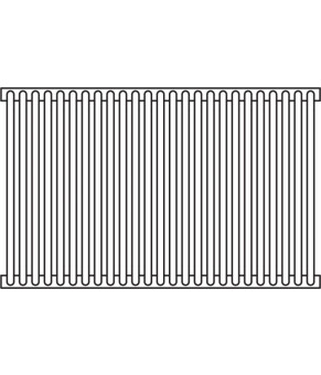 Полотенцесушитель Terma Delfin 640x1020 мм WGDLF064102