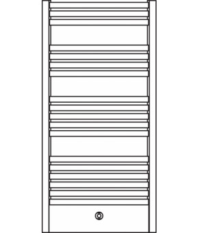 Полотенцесушитель Terma Dexter Pro 1220x600 мм WGDEP122060