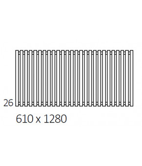 Полотенцесушитель Terma Triga 610x1280 мм WGTRG061128