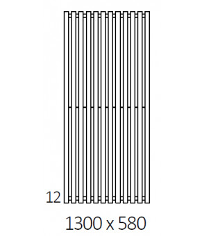 Полотенцесушитель Terma Triga 1300x580 мм WGTRG130058